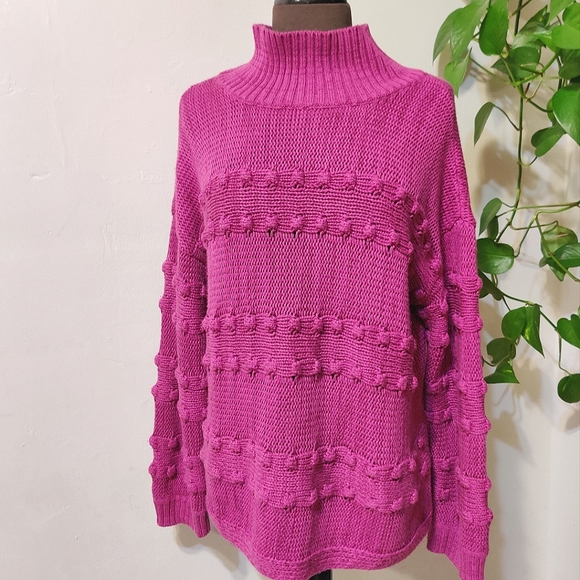 NIC+ZOE Winter Waves Turtleneck Sweater